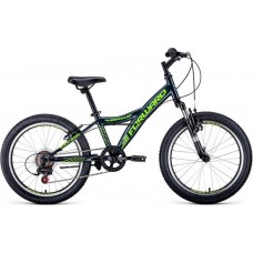 20" Велосипед FORWARD DAKOTA 2,0" , 6 ск.  рост 10.5  (серый/желтый) 2020-2021
